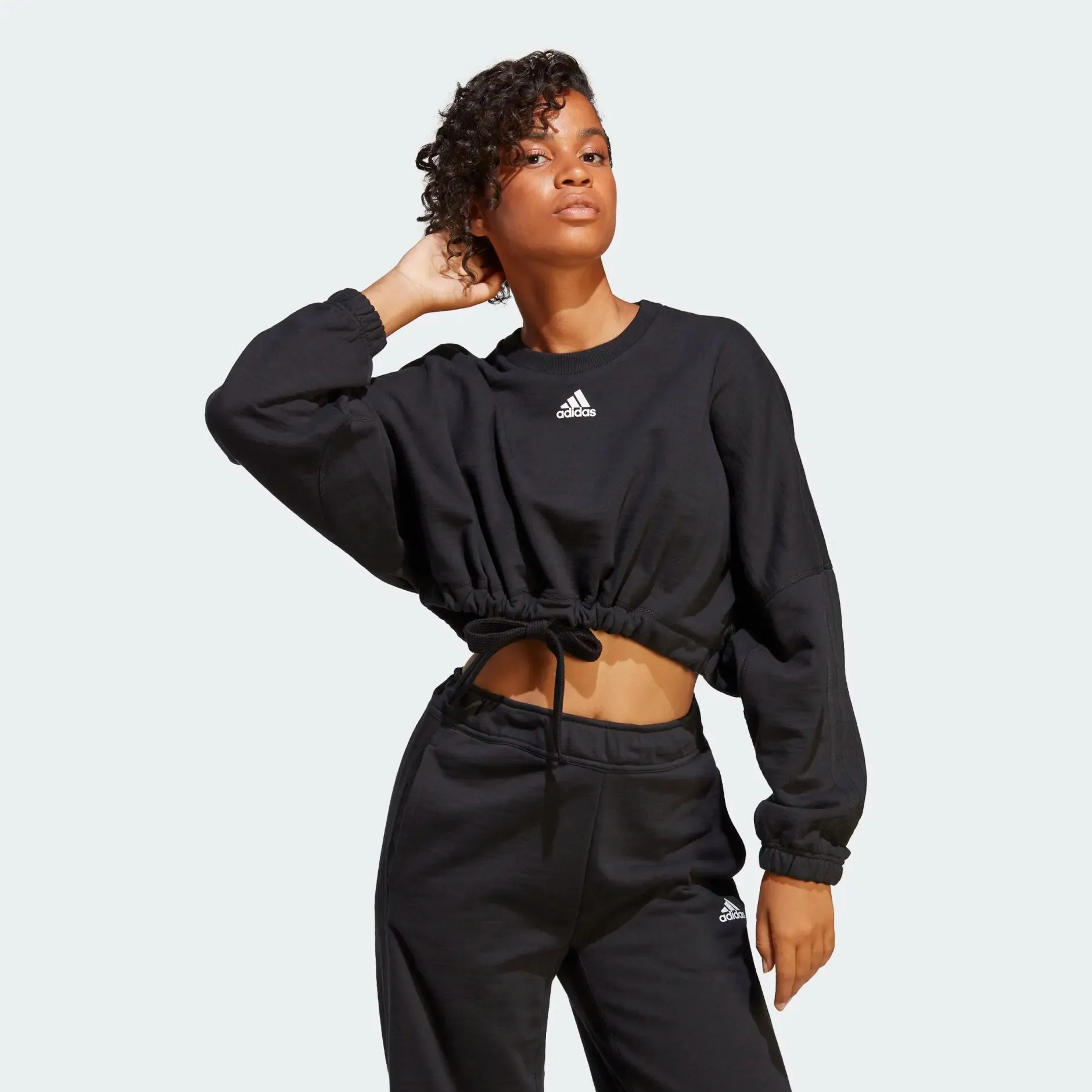 ADIDAS DANCE CROP VERSATILE SWEATSHIRT - IC6624