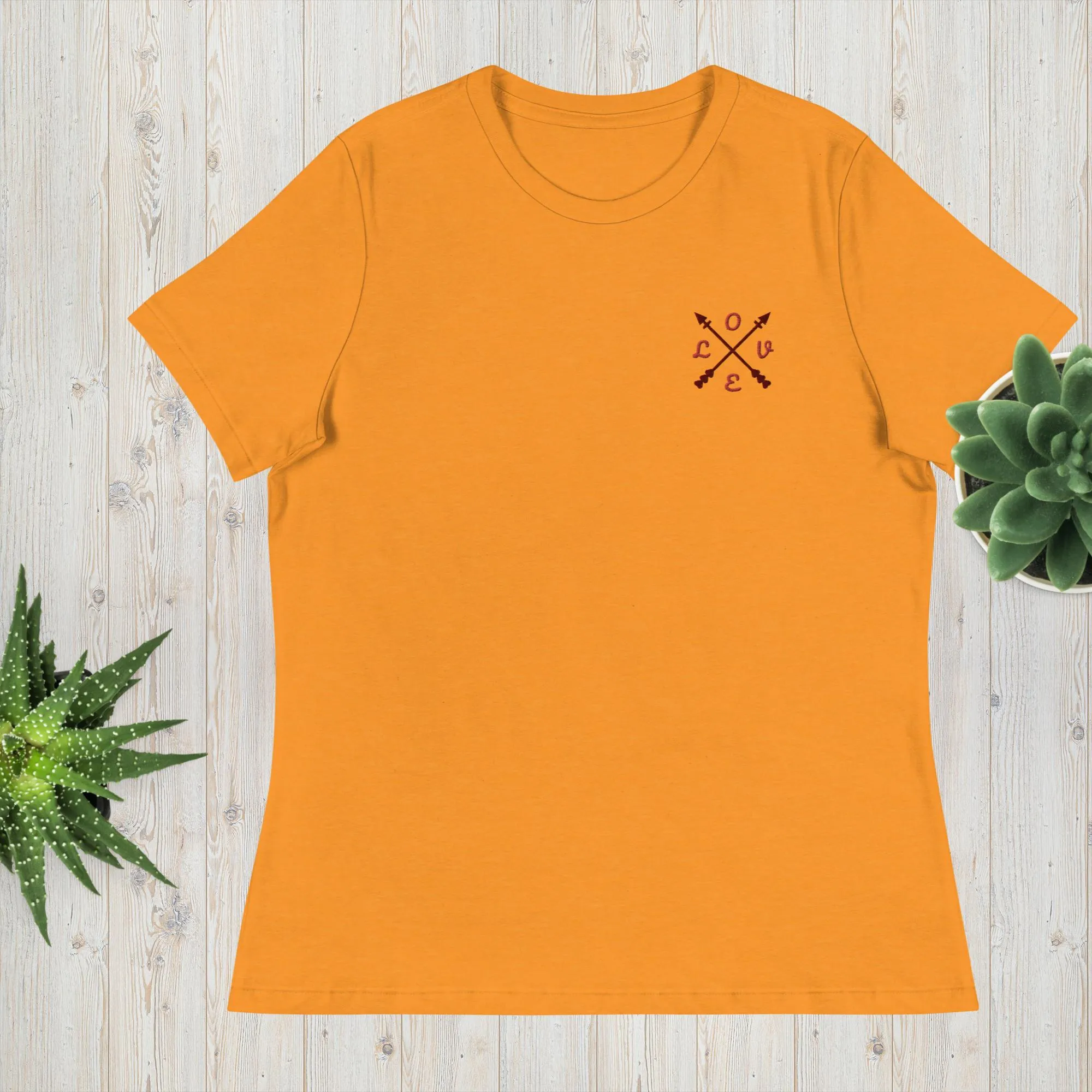 Affordable Women's Relaxed Love T-Shirt by M2K Trends