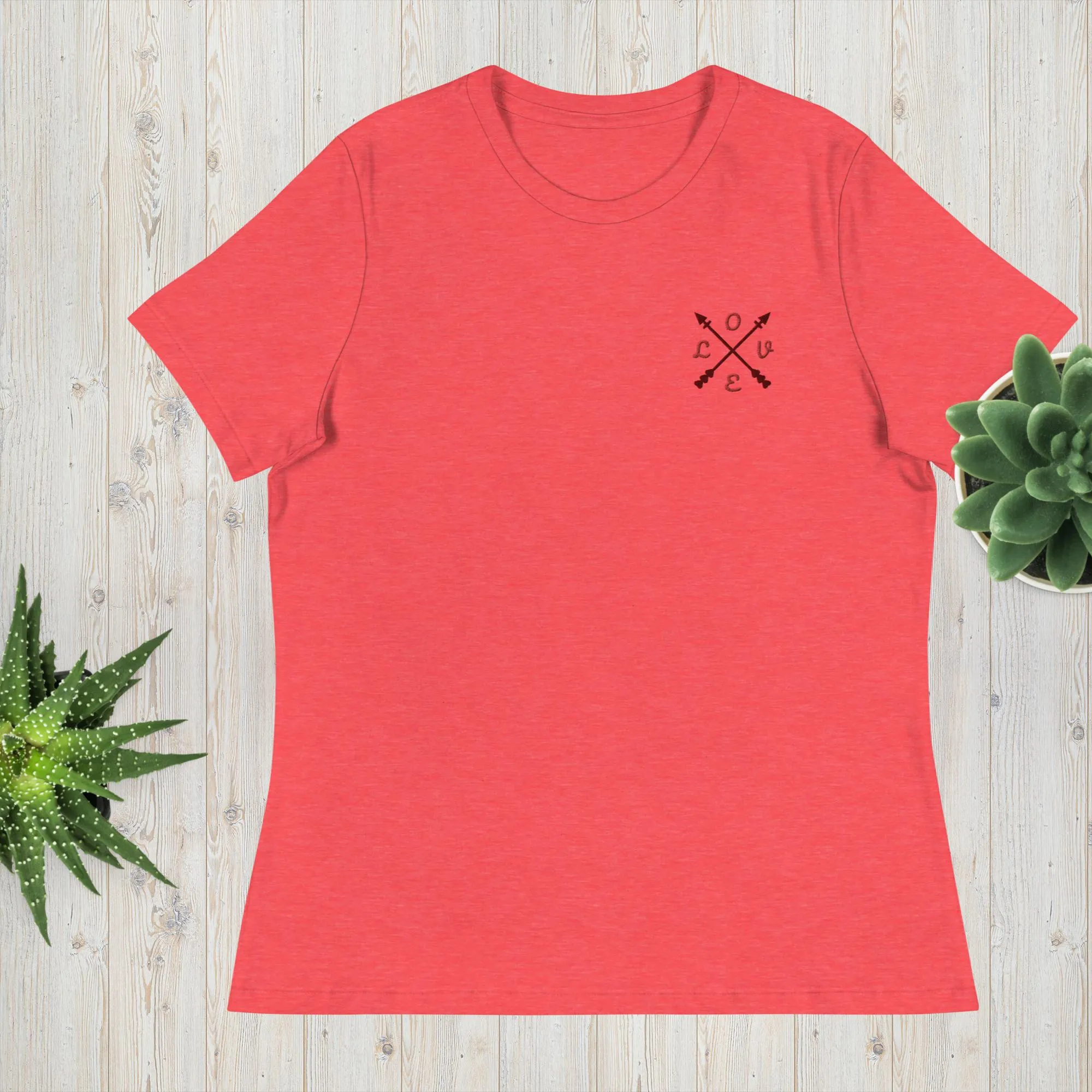 Affordable Women's Relaxed Love T-Shirt by M2K Trends