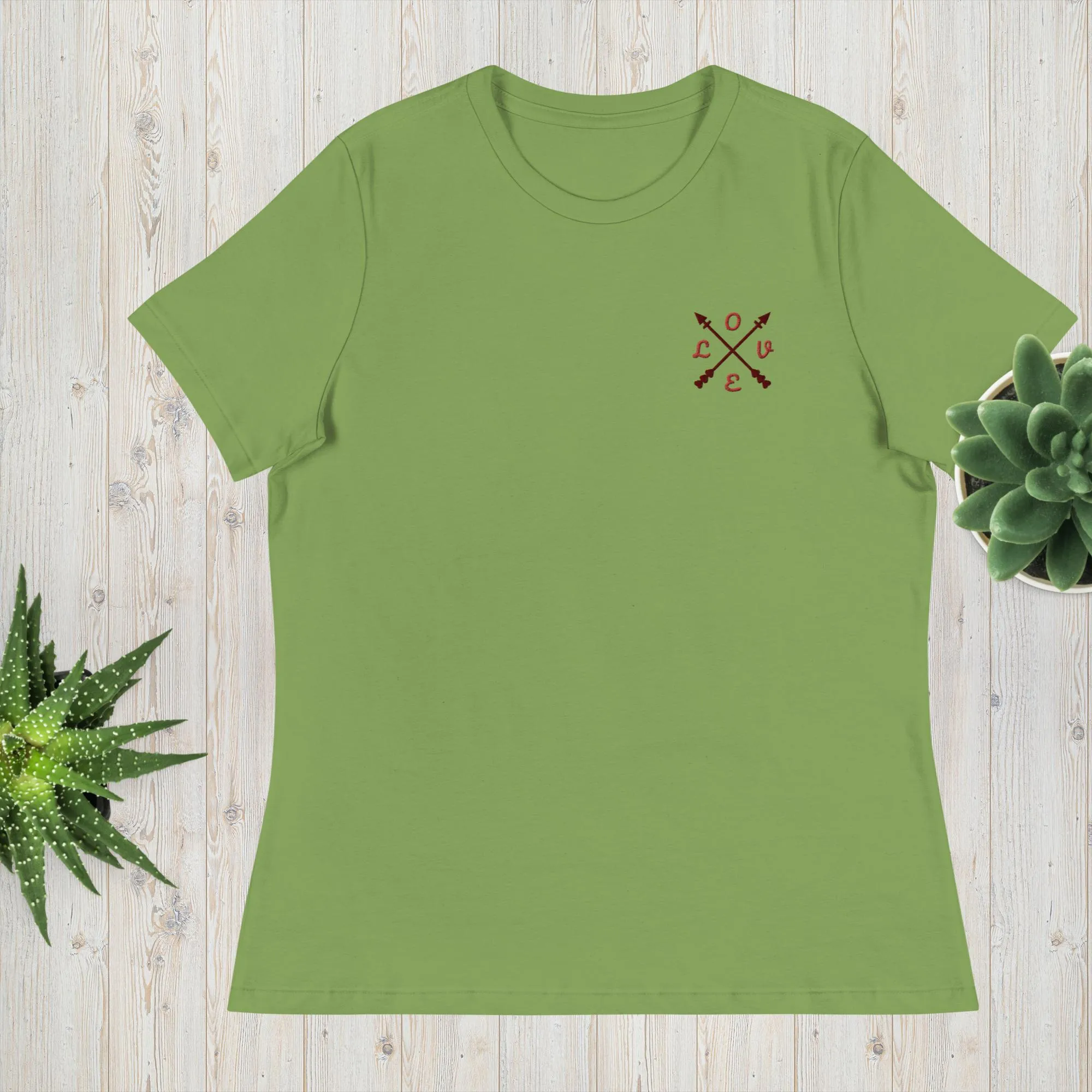 Affordable Women's Relaxed Love T-Shirt by M2K Trends