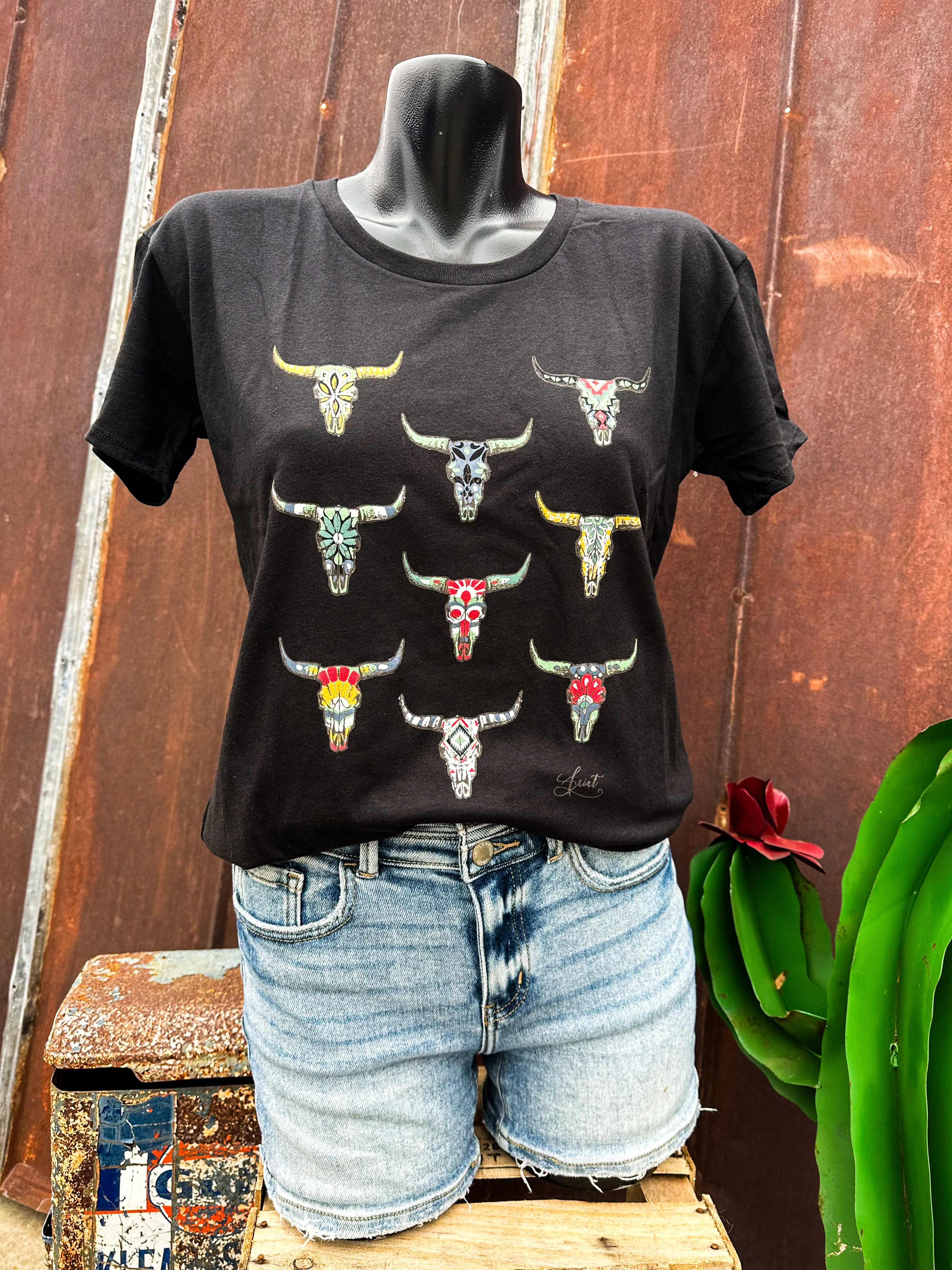 Ariat Deco Skull Graphic