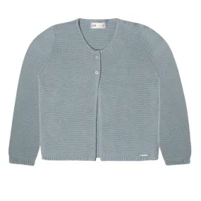 Cardigan garter stitch - dry green
