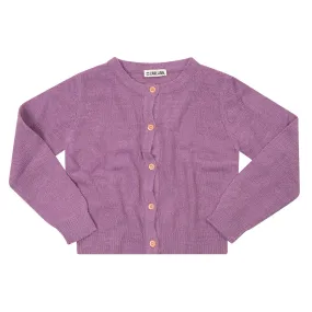Cardigan Knitted Plum