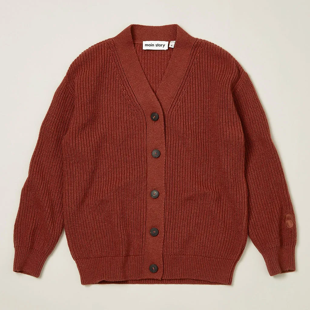Cardigan Oversized Russet