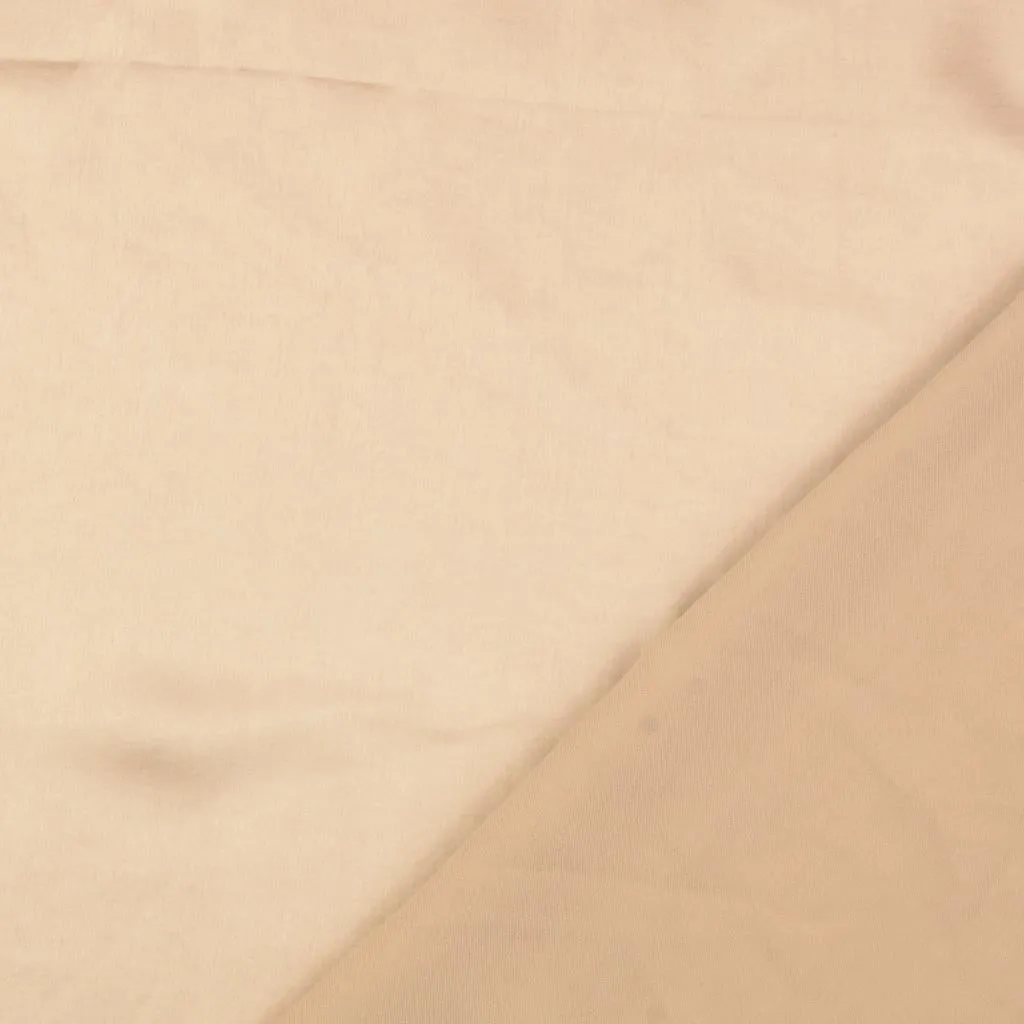 Champagne Plain Stretch Satin Fabric