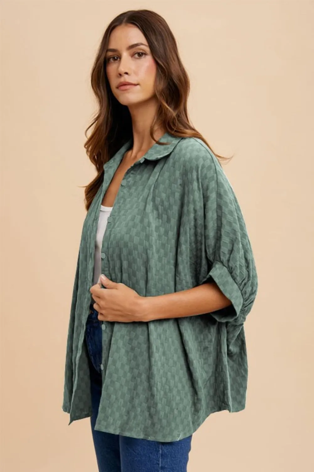 Checkered Button Up Shirt