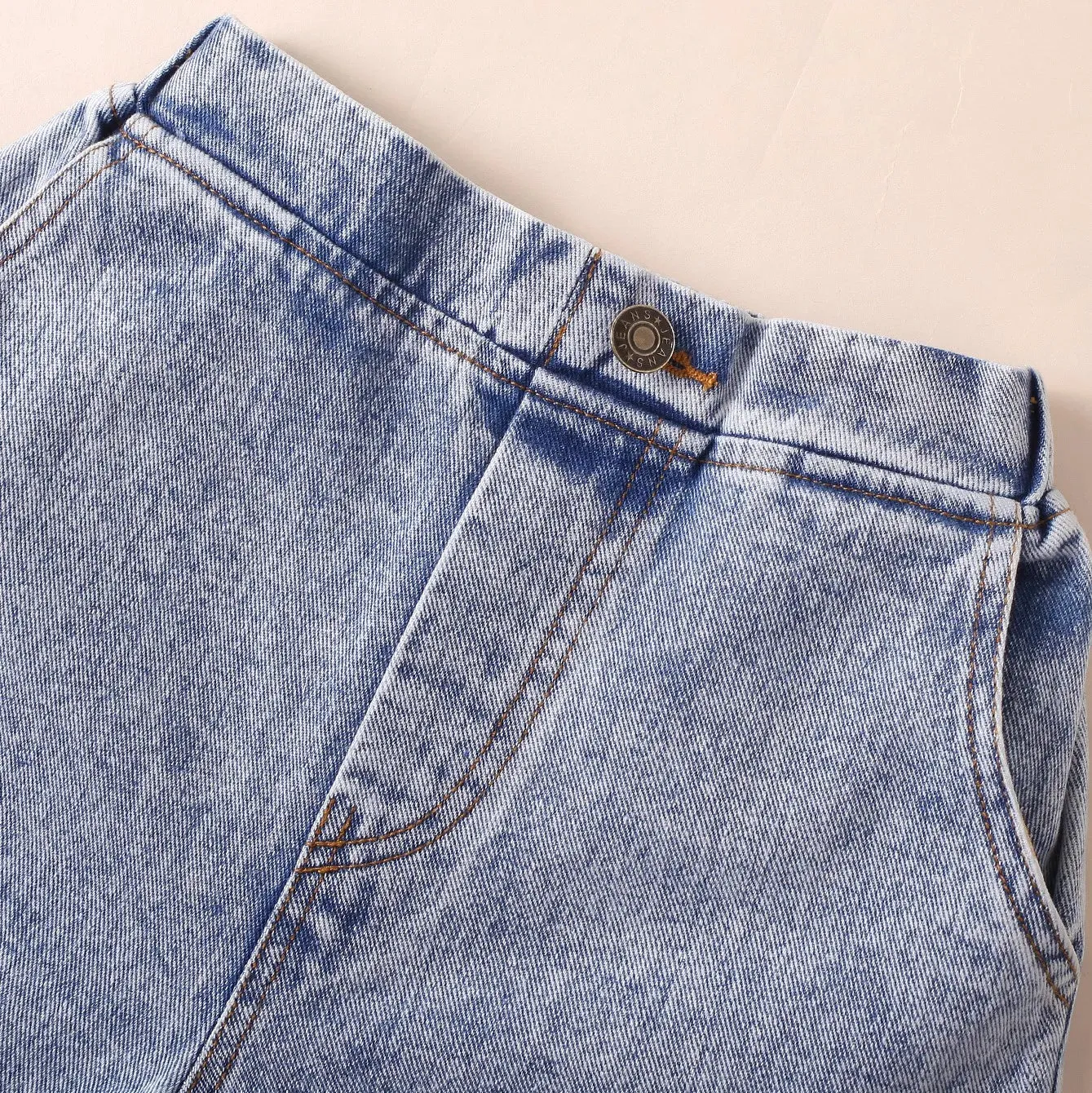 Crop   High Waist Denim