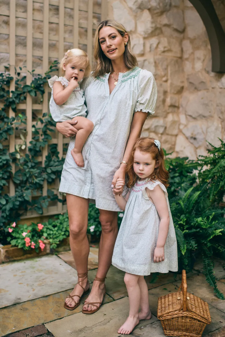 Daisy Dress in Verdant Blooms