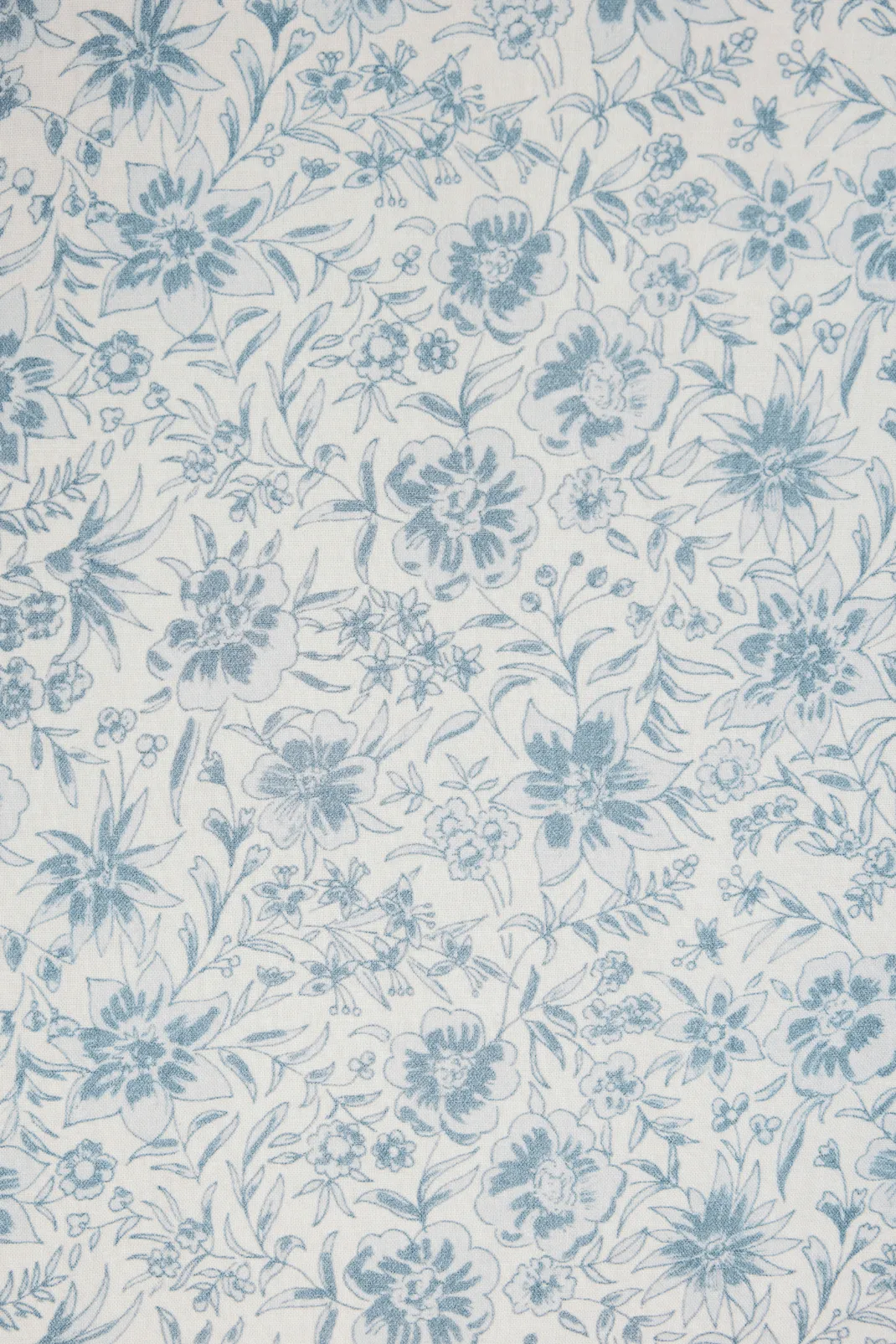 Elaine Dress in Floral Blues
