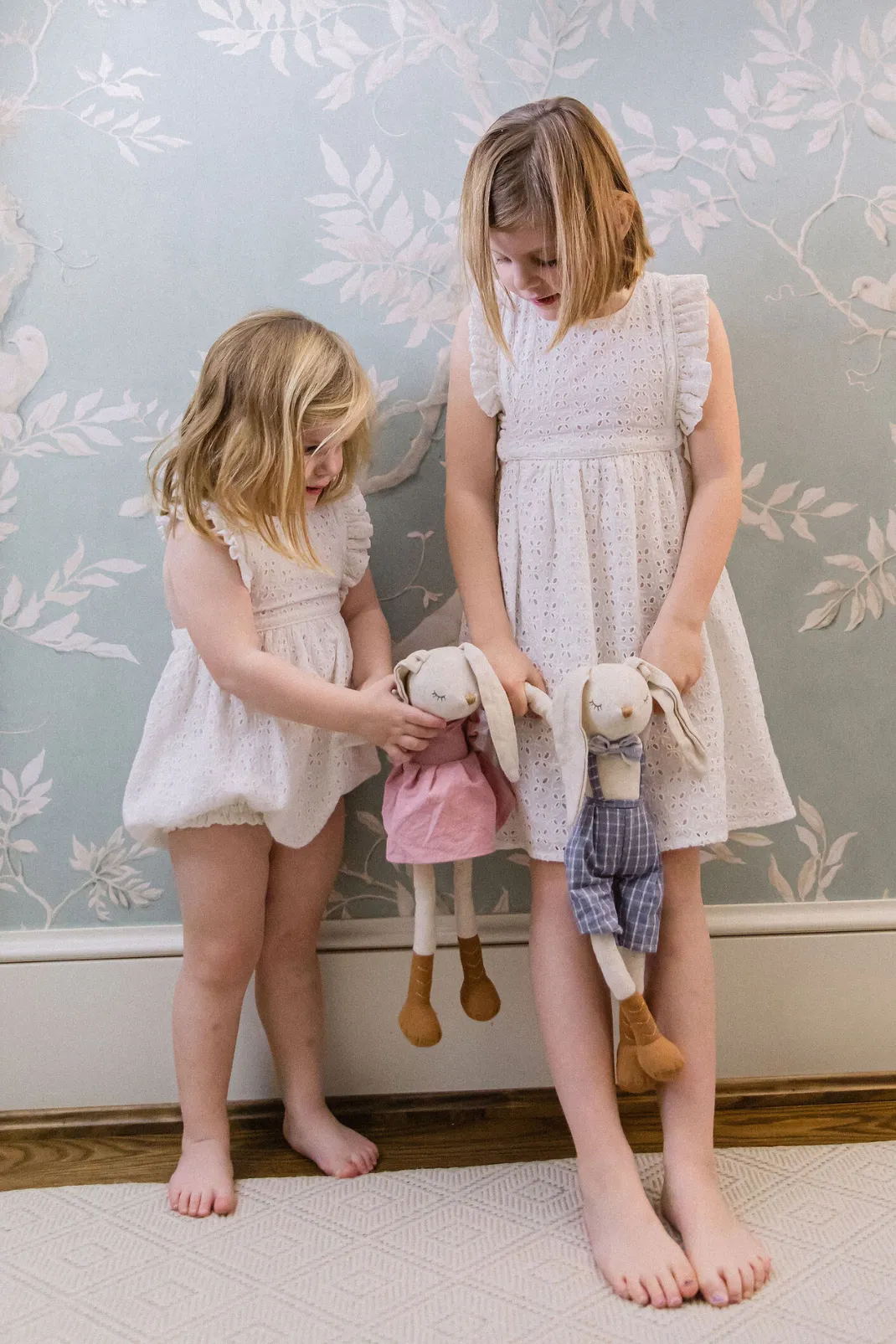 Elizabeth Dress in Vanilla Eyelet