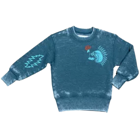 Grateful Dead Skellies Crewneck - River Green