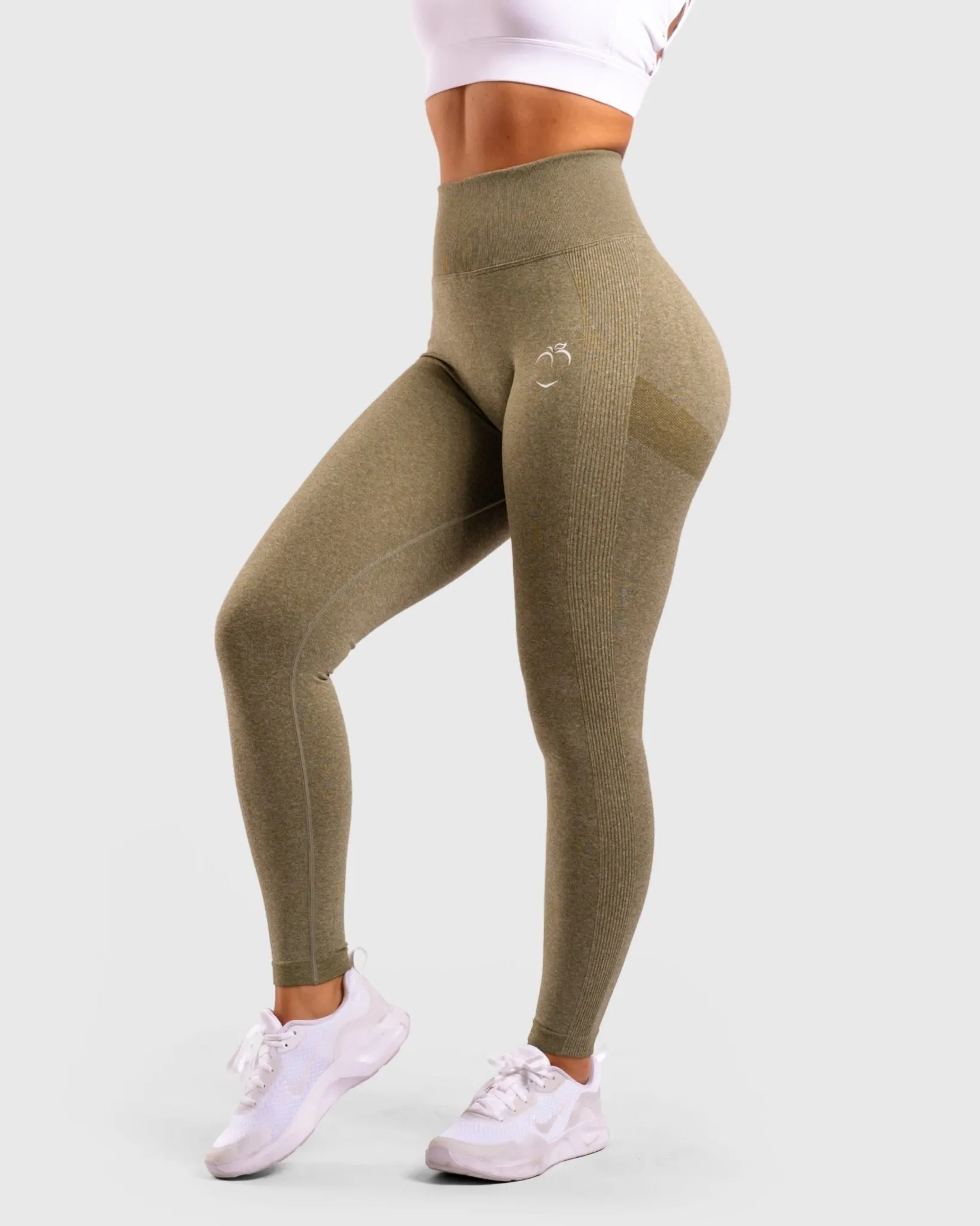 Green High Waist Tights