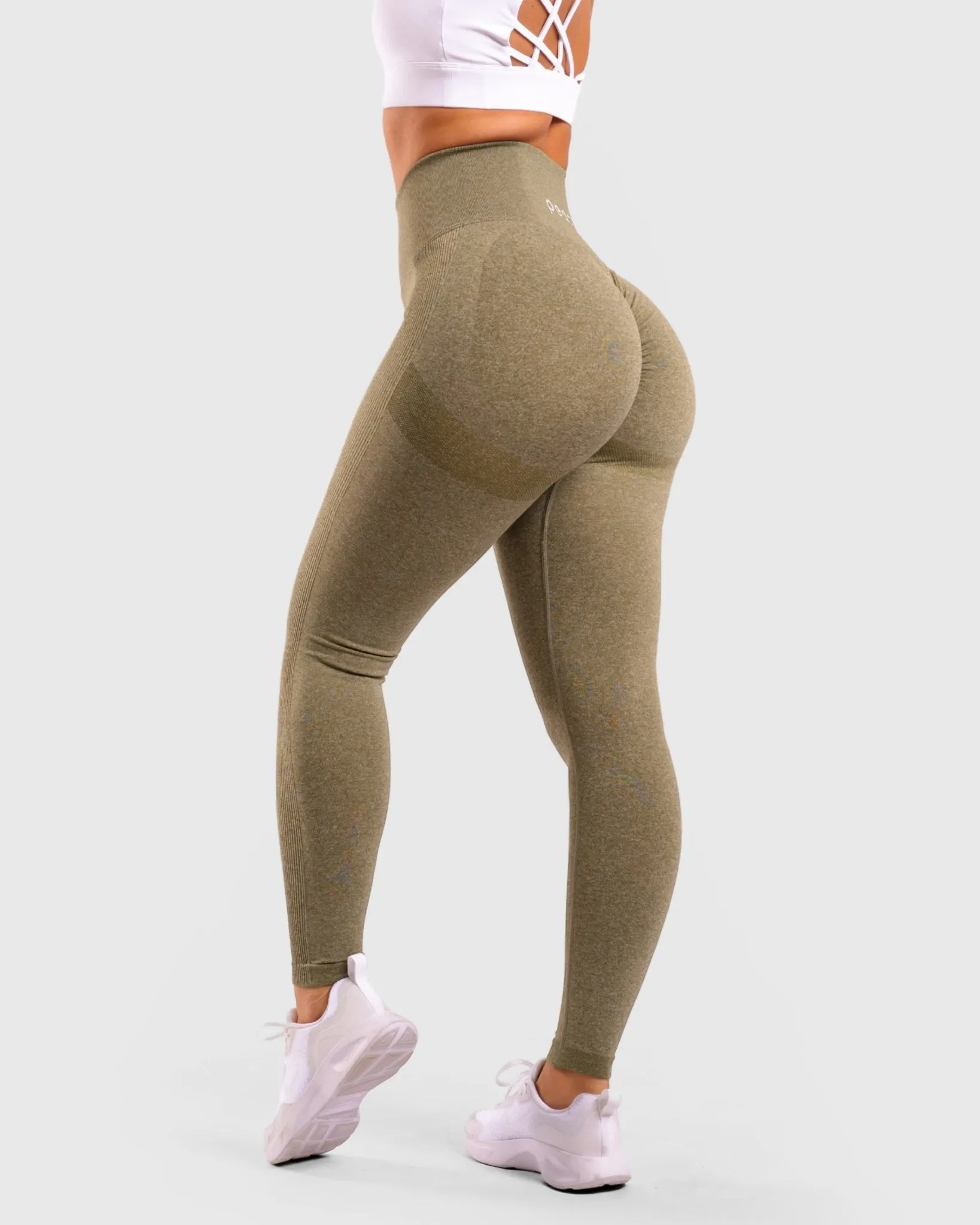 Green High Waist Tights