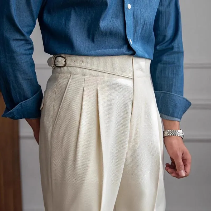 Italian men's versatile high-quality casual pants