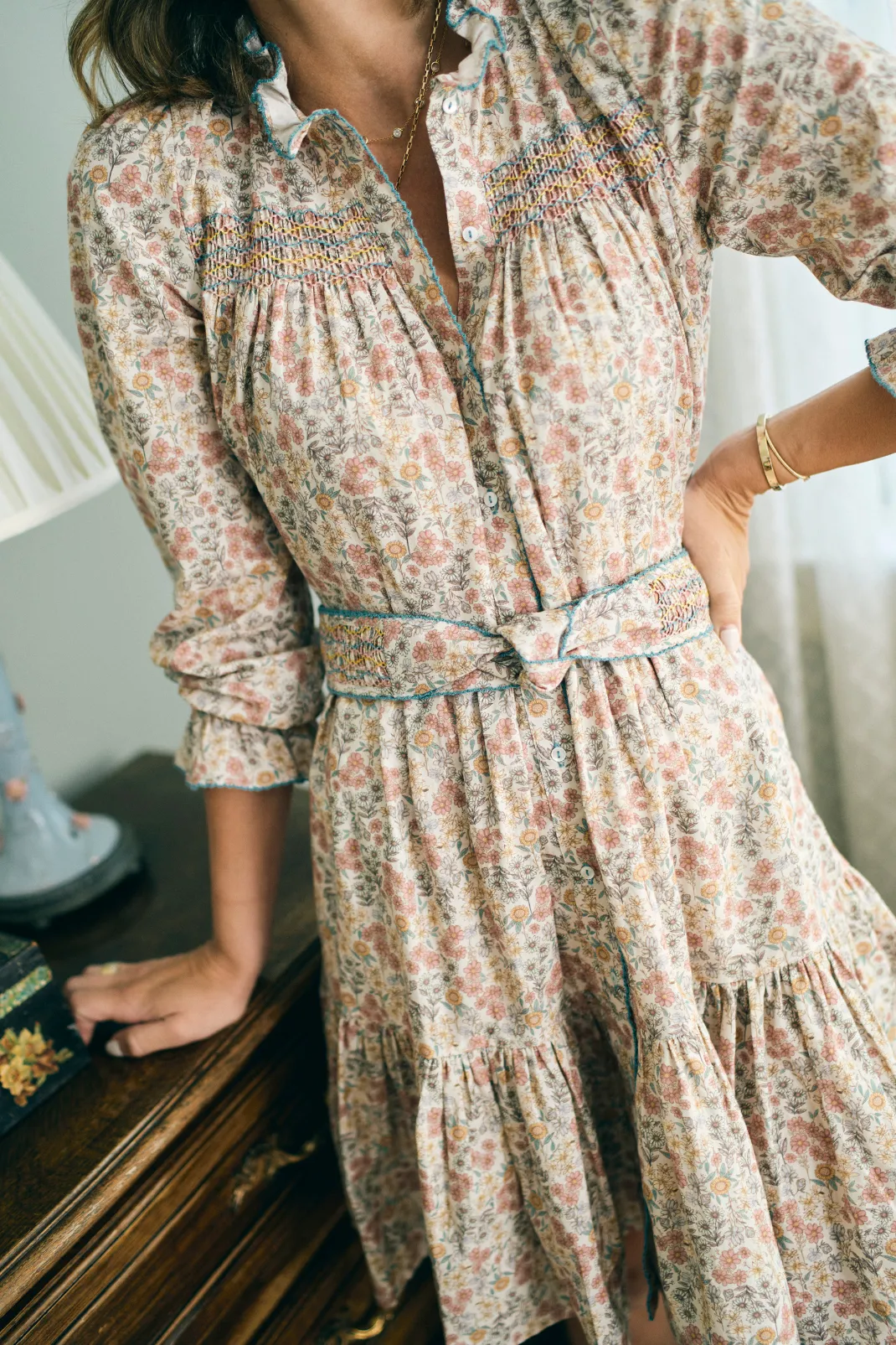 Jillian Dress in Scattered Wildflower