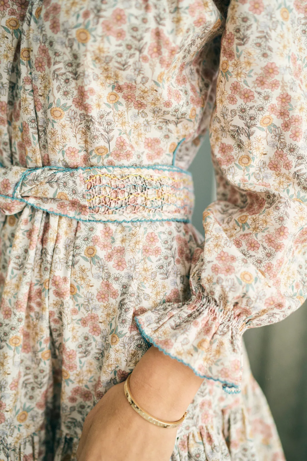 Jillian Dress in Scattered Wildflower