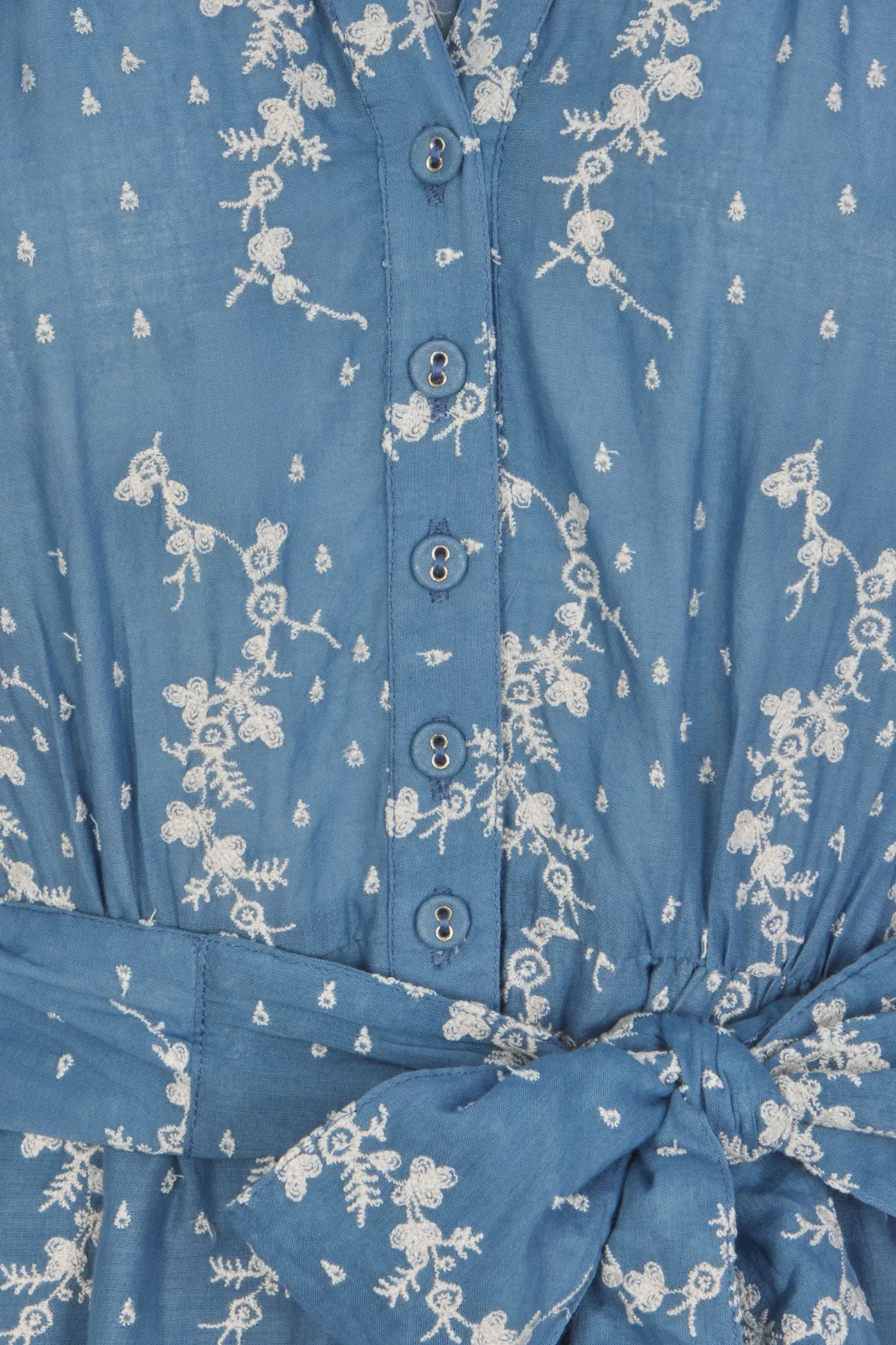 Lele Dress in Wedgewood Eyelet