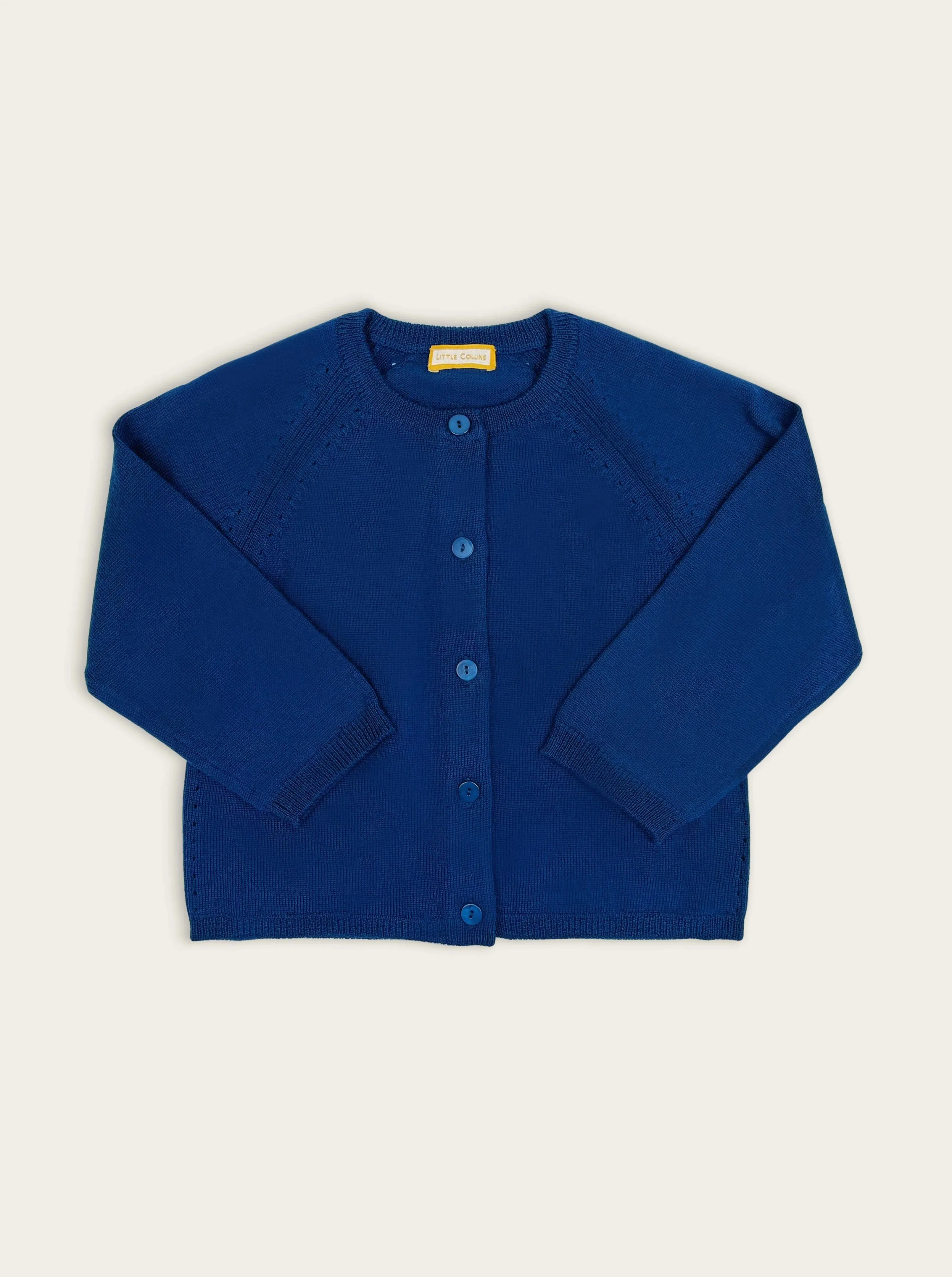 Merino Cardigan Marine Blue
