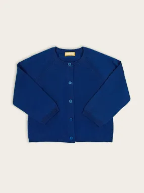 Merino Cardigan Marine Blue