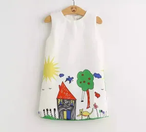 Modern Art Shift Dress
