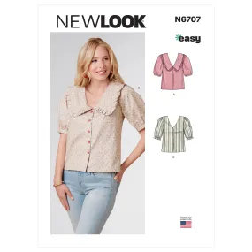 New Look Sewing Pattern N6707 - Misses' Tops