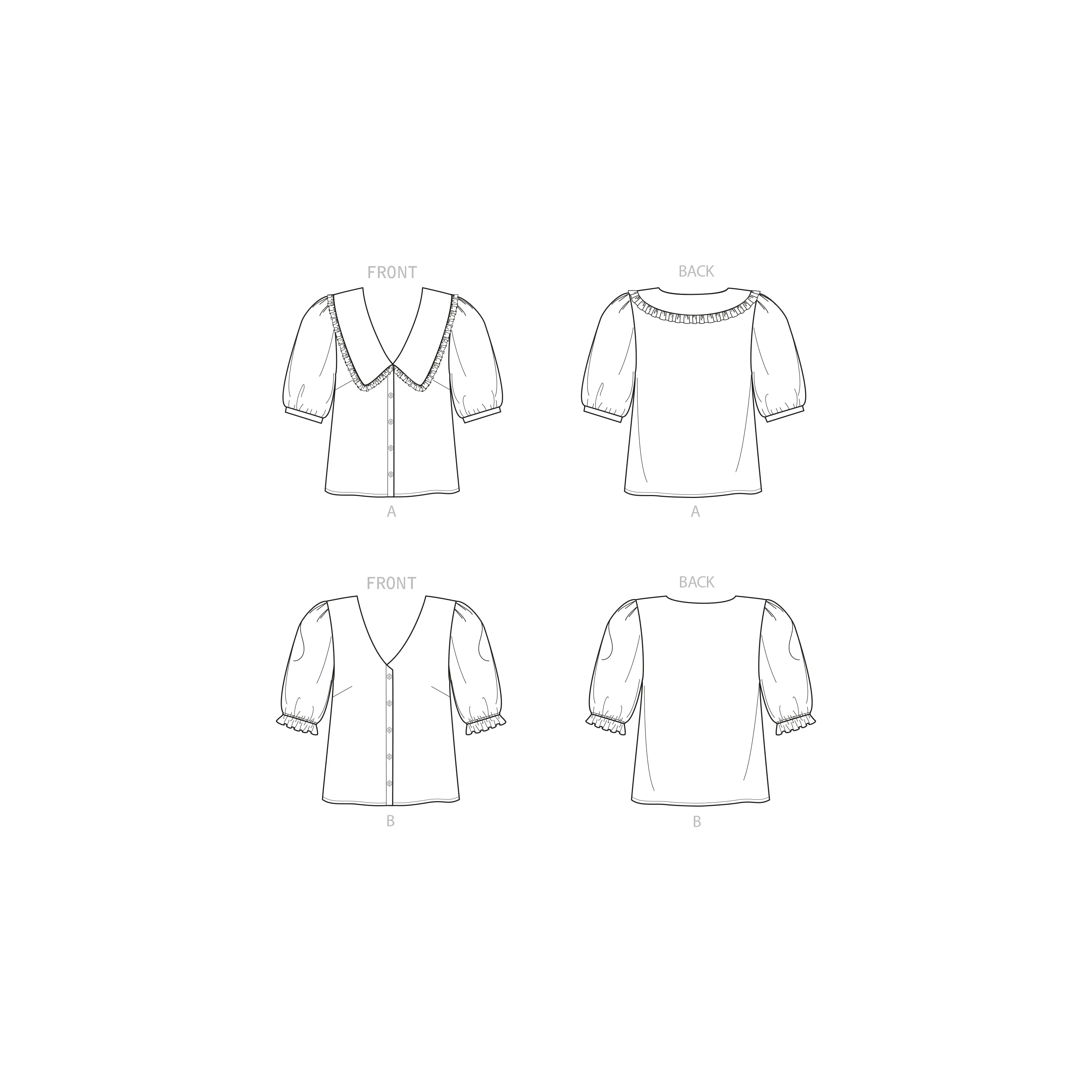 New Look Sewing Pattern N6707 - Misses' Tops