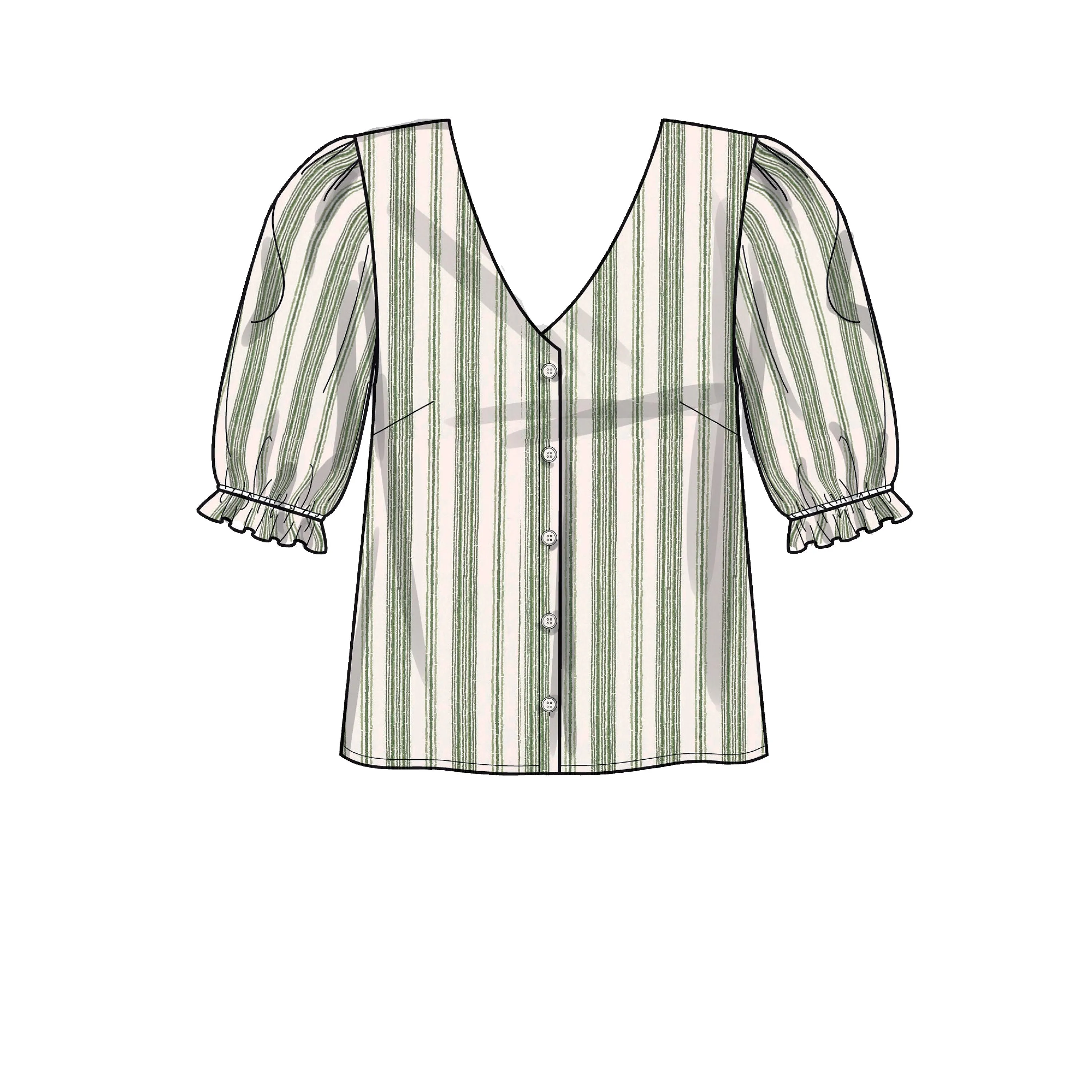 New Look Sewing Pattern N6707 - Misses' Tops