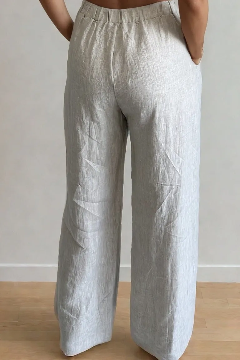 Nyra Linen Straight Leg Pant