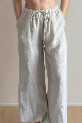 Nyra Linen Straight Leg Pant