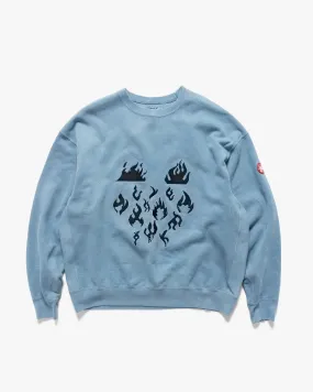 Overdye Flare Crew Neck