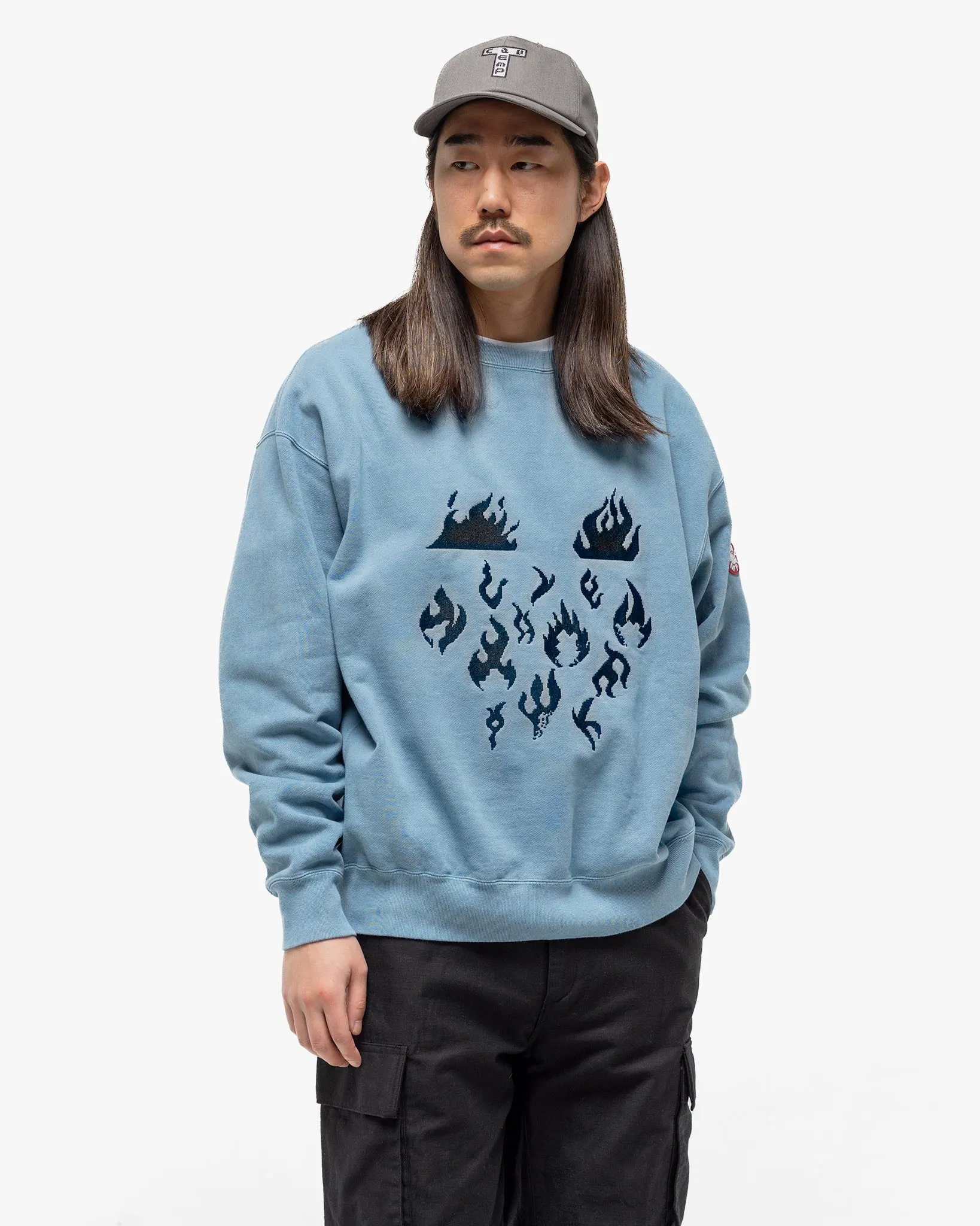 Overdye Flare Crew Neck