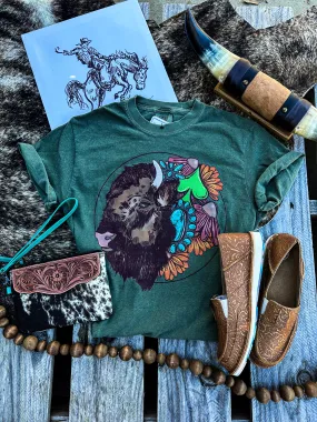 Roamin' Buffalo Graphic Tee