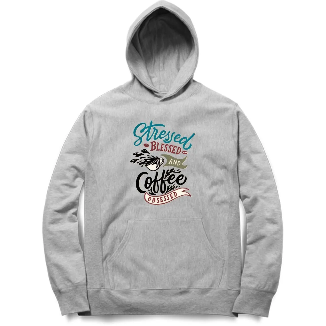 Stressed Blessed And Coffee Hoodie