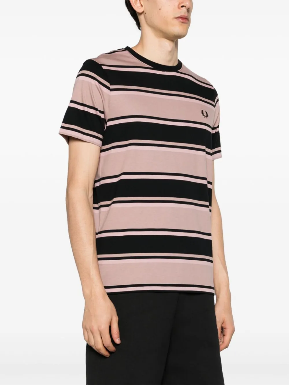 striped cotton T-shirt