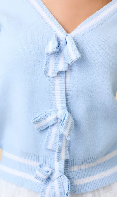 Sylvia Bow Cardigan