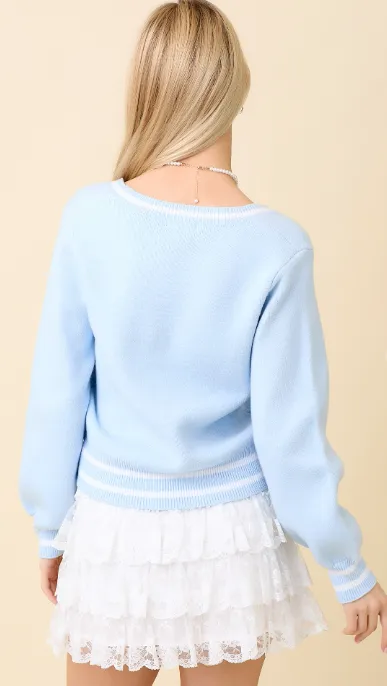 Sylvia Bow Cardigan
