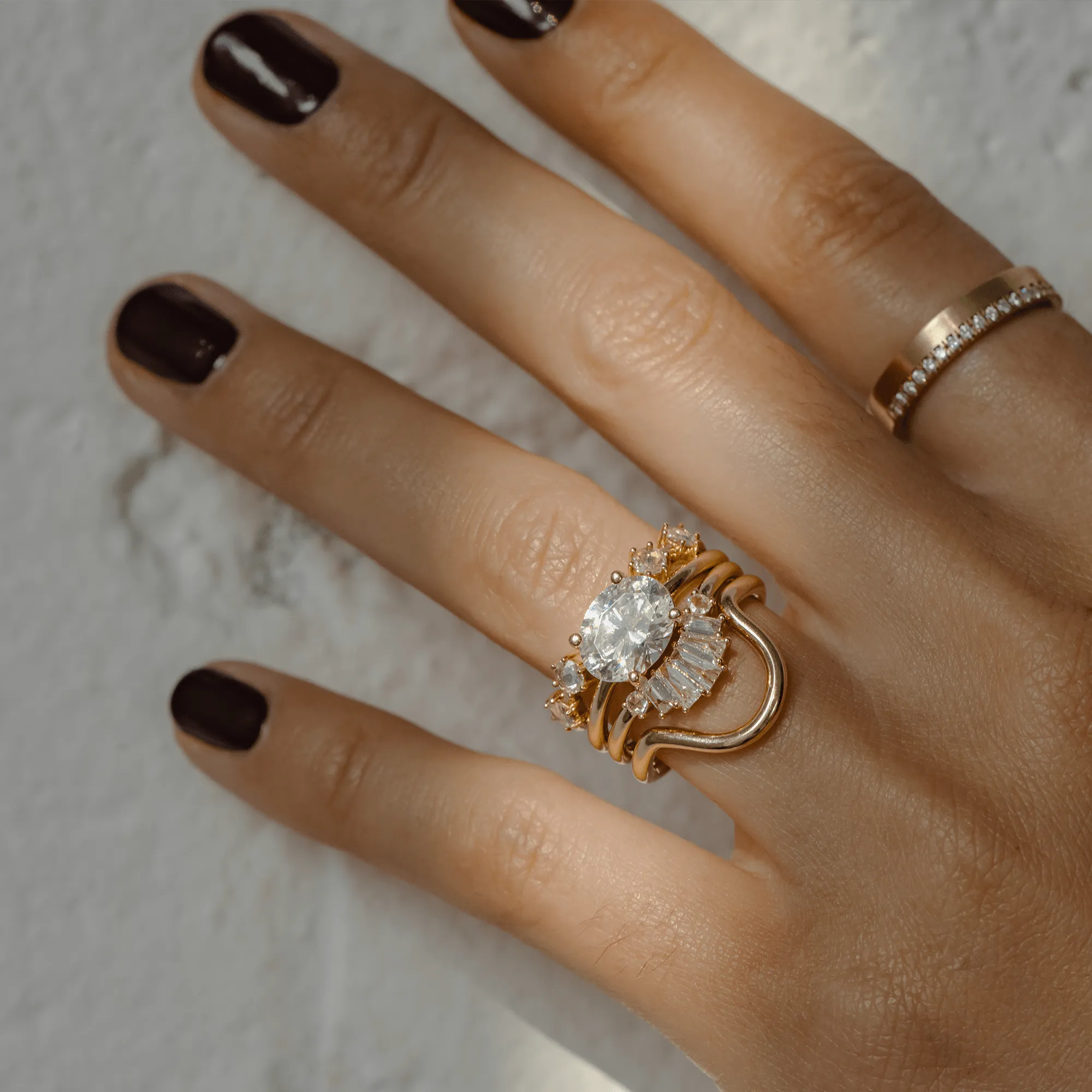 The Hazel Oval Solitaire Engagement Ring