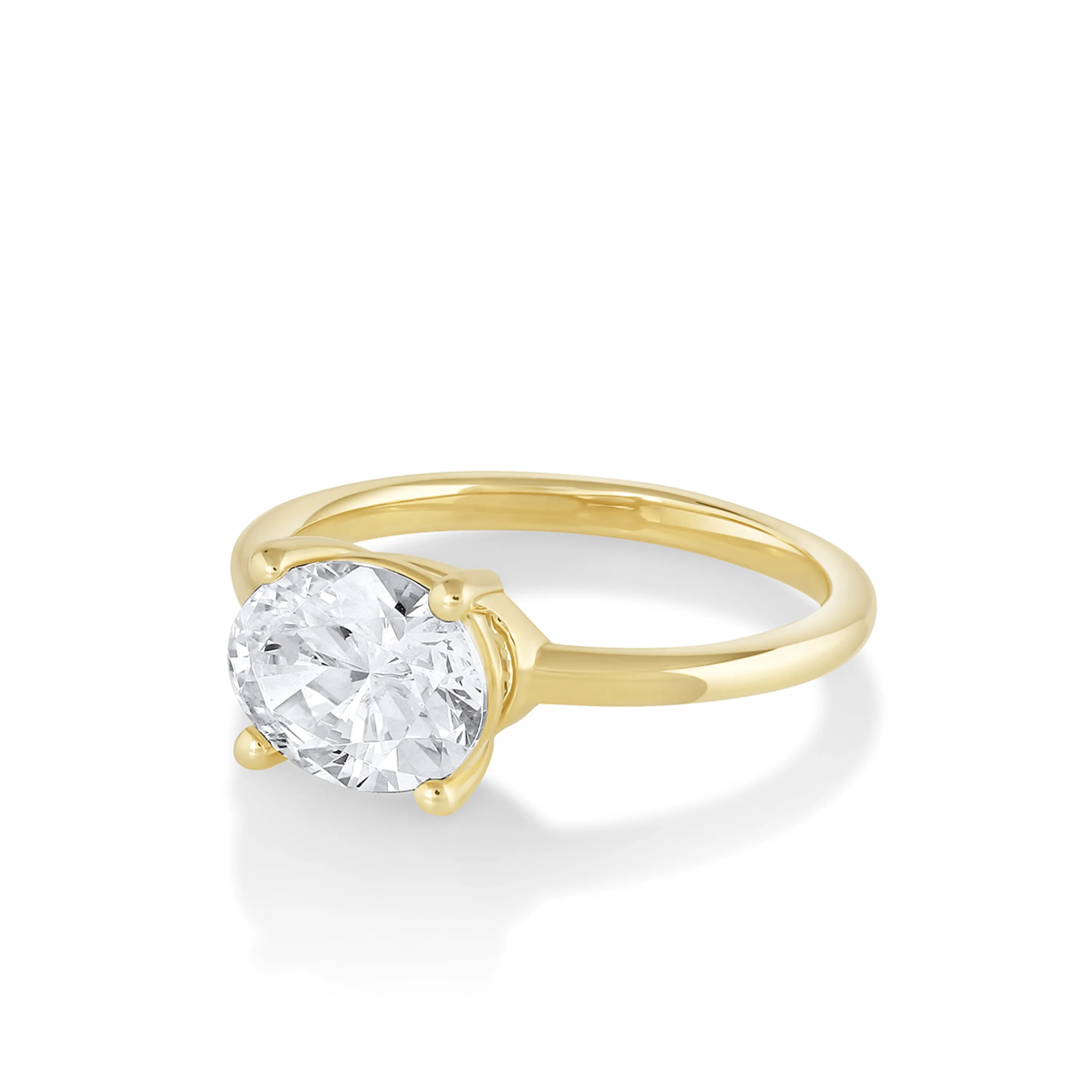 The Hazel Oval Solitaire Engagement Ring