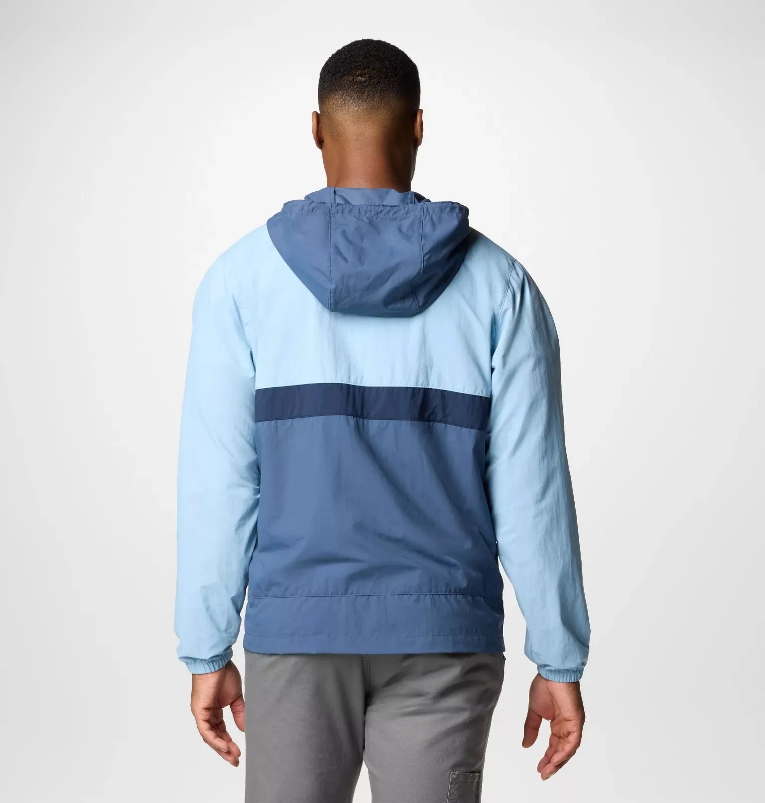 WM7321 Men's Spire Valley Hooded Windbreaker