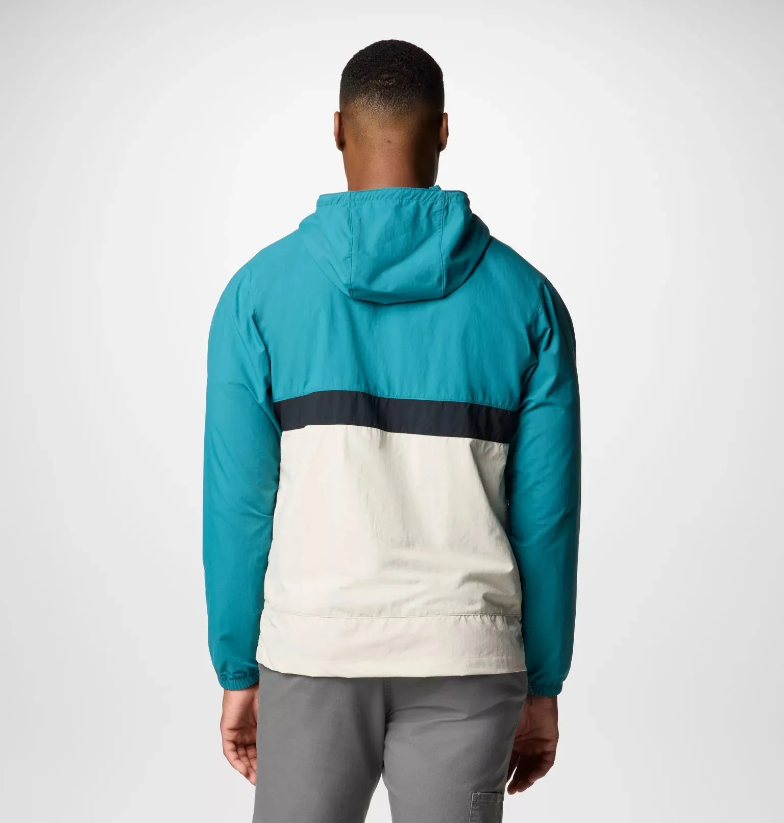 WM7321 Men's Spire Valley Hooded Windbreaker