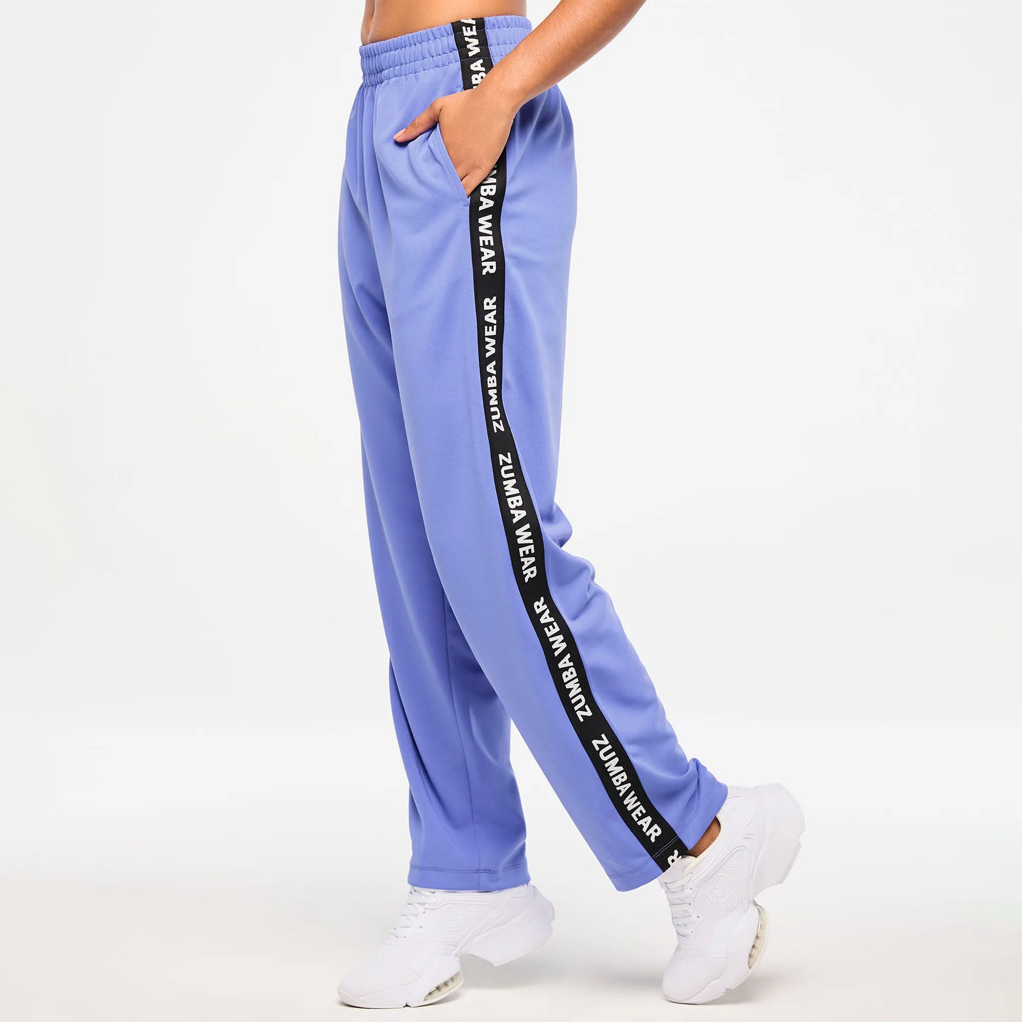 Zumba Haus Straight Leg Track Pants - Purple